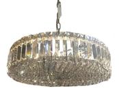 Lustre Pendente redonda De Cristal Transparente - altoluce