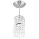 Lustre Pendente Redondo Clearcrillic Cristal Acrílico