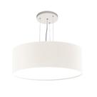 Lustre Pendente Redondo Cúpula em Tecido 40x15 Lustre Pendente Redondo Cúpula em Tecido 40x15