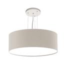 Lustre Pendente Redondo Cúpula em Tecido 50x15 Lustre Pendente Redondo Cúpula em Tecido 50x15
