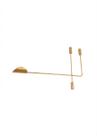 Lustre Pendente Remo Industrial Retângular Dourado 1,30m 780 Lustre Pendente Remo Industrial Retângular Dourado 1,30m 780