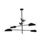 Lustre Pendente Remo Trio Articulável Industrial Preto 1,30 Metro 699