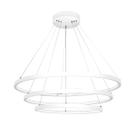 Lustre Pendente Ring 3 Aros 105w 6000k- Branco