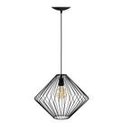 Lustre Pendente Rubi Preto - Sofisticação e Funcionalidade para Salas e Cozinhas