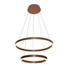Lustre Pendente Sindora Dcd03001 Marrom Led Bivolt
