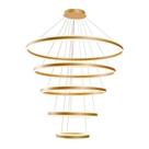 Lustre Pendente Sindora Dcd03021 Dourado Led Bivolt