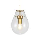 Lustre Pendente Sindora DCD04129 P Bronze / Transparente E27 Bivolt