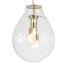 Lustre Pendente Sindora DCD04132 GG Bronze / Transparente E27 Bivolt