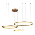 Lustre Pendente Sindora QD05348 Dourado Led Bivolt