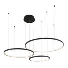 Lustre Pendente Sindora QD05363 Preto Led Bivolt Lustre Pendente Sindora QD05363 Preto Led Bivolt