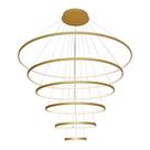 Lustre Pendente Sindora QD05447 Dourado Led Bivolt