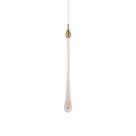 Lustre Pendente Skylight Drop 3059 Led Bivolt Dourado-transparente