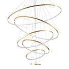 Lustre Pendente Skylight Júpter 4039 Led Bivolt Dourado