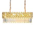 Lustre Pendente Skylight Lor 4005-1 Dourado Retangular 90 G9 Bivolt Dourado Lustre Pendente Skylight Lor 4005-1 Dourado Retangular 90 G9 Bivolt Dourado