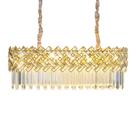 Lustre Pendente Skylight Lor 4005-1 Dourado Retangular 90 G9 Bivolt Lustre Pendente Skylight Lor 4005-1 Dourado Retangular 90 G9 Bivolt