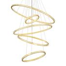 Lustre Pendente Skylight Saturno 3357 Dourado Led Bivolt Lustre Pendente Skylight Saturno 3357 Dourado Led Bivolt