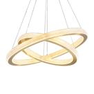 Lustre Pendente Skylight Saturno Dourado 3056 Led Bivolt