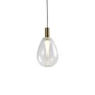 Lustre Pendente Skylight Thunder 4042 P Led Bivolt Bronze-transparente
