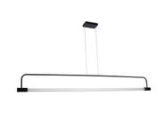 Lustre Pendente Slim Tubular T8 125cm Preto 101