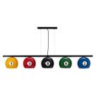 Lustre Pendente Snooker 5 Bola Sala Jogos Mesa Bilhar Sinuca