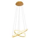 Lustre Pendente Space Orbital Double Led 39w 3000k Luz Amarela Bivolt 3000k Luz Quente
