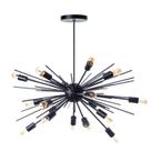 Lustre Pendente Sputnik Luxo P/ 18 Lampadas sala mesa jantar