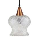 Lustre Pendente Taschibra Aisha Boreal E27 Transparente Bivolt Cobre