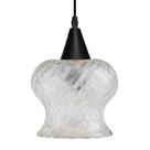 Lustre Pendente Taschibra Aisha Boreal E27 Transparente Bivolt Preto