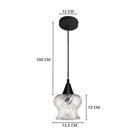 Lustre Pendente Taschibra Aisha Rigato E27 Transparente Bivolt Cobre