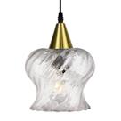 Lustre Pendente Taschibra Aisha Rigato E27 Transparente Bivolt Ouro