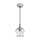 Lustre Pendente Taschibra Aisha Rigato E27 Transparente Bivolt Prata