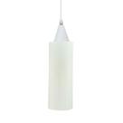 Lustre Pendente Taschibra Anne 20cm Leitoso E27 Bivolt Branco