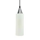 Lustre Pendente Taschibra Anne 20cm Leitoso E27 Bivolt Prata