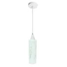 Lustre Pendente Taschibra Anne Murano Leitoso Transparente E27 Bivolt Branco