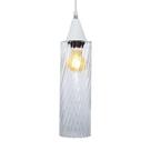 Lustre Pendente Taschibra Anne Rigato E27 Transparente Bivolt Branco