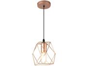 Lustre Pendente Taschibra Aramado Escala Cobre E27 Bivolt