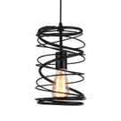 Lustre Pendente Taschibra Aramado Twister Preto E27 Bivolt