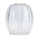 Lustre Pendente Taschibra Badih P Canelado E27 Transparente Bivolt Ouro
