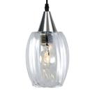 Lustre Pendente Taschibra Badih P Canelado E27 Transparente Bivolt