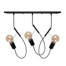 Lustre Pendente Taschibra Bungee Preto 3xe27 Bivolt