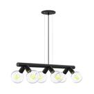 Lustre Pendente Taschibra Ficus Preto Para 6 Lâmpadas E27 Bivolt Lustre Pendente Taschibra Ficus Preto Para 6 Lâmpadas E27 Bivolt