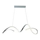 Lustre Pendente Taschibra Londres Led Bivolt Cromado 3000k Luz Amarela 15051072