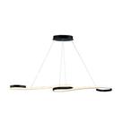 Lustre Pendente Taschibra Milão 30w Led 109cm Luz Quente 3000k Bivolt Preto