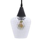 Lustre Pendente Taschibra Monalisa Boreal Transparente E27 Bivolt Preto Lustre Pendente Taschibra Monalisa Boreal Transparente E27 Bivolt Preto