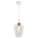 Lustre Pendente Taschibra Monalisa G Boreal Transparente E27 Bivolt Branco