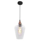 Lustre Pendente Taschibra Monalisa G Boreal Transparente E27 Bivolt