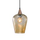 Lustre Pendente Taschibra Monalisa G Rigato Âmbar E27 Bivolt