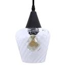 Lustre Pendente Taschibra Monalisa Transparente E27 Bivolt Preto