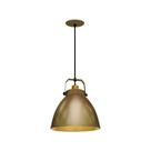 Lustre Pendente Taschibra Navy E27 Bivolt Ouro