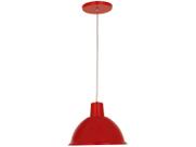 Lustre Pendente Taschibra Td 820 E27 Bivolt Vermelho